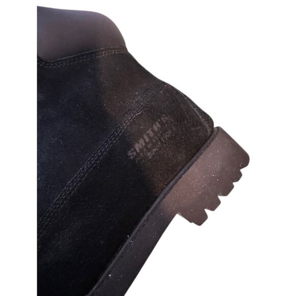 Smiths American Black Leather Monmouth Waterproof Lace Up Work Boots Men Sz 9 - Picture 13 of 13